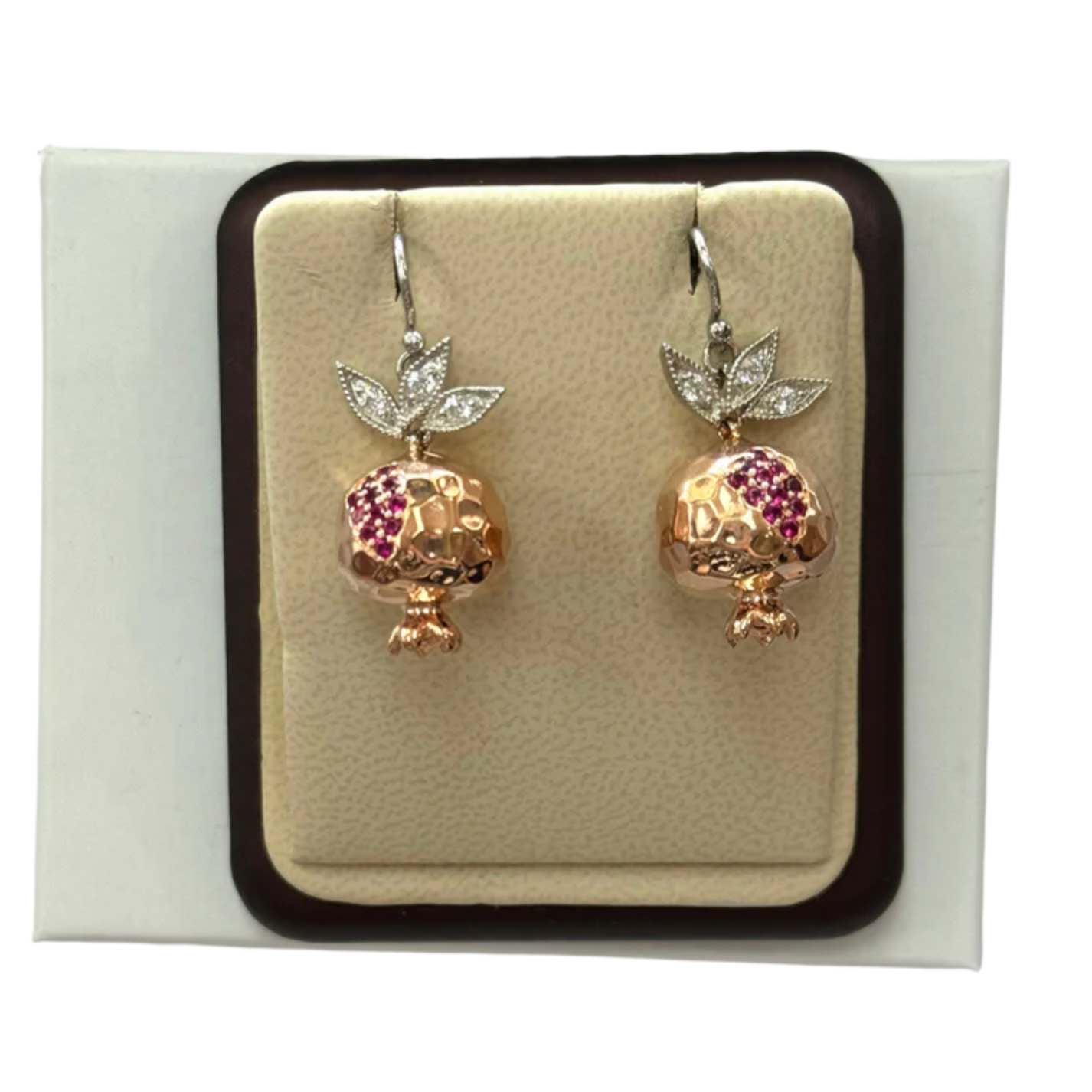 "Hasmik" Pomegranate Earrings #050/#051