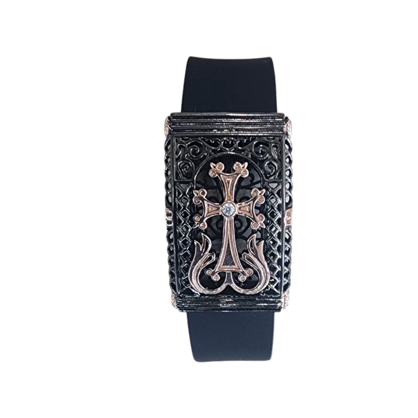 #1206 Natalie wrist band silver