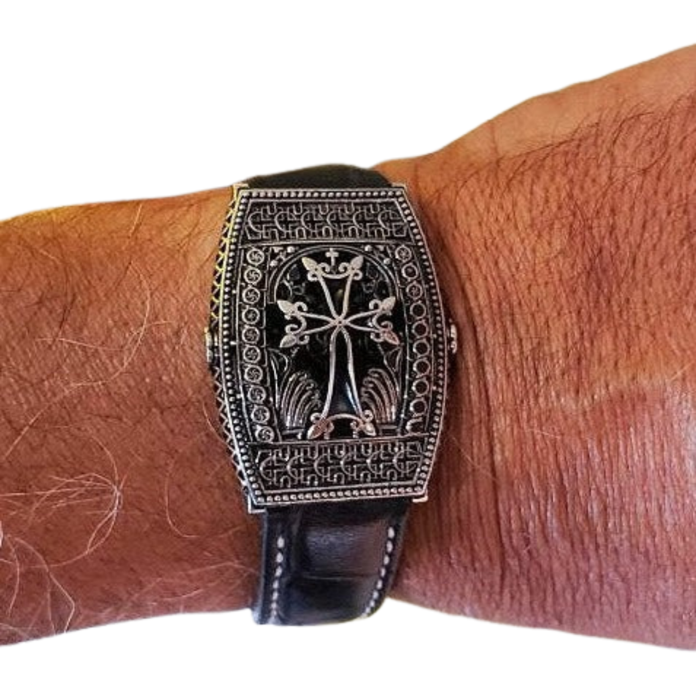 #1333 Aren Medium Sterling Silver Wristband